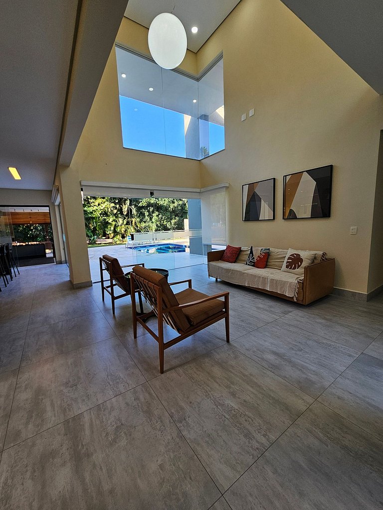 bwelcome - casa ampla e contemporânea 500m praia