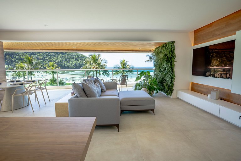 Design sofisticado com vista para o mar